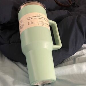 Ashland Mint Green Stainless Steel Insulated Travel Tumbler with Handle